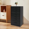 NTINGDE 7-Drawer Bedside Table Storage Cabinet Mobile File Cabinet with