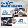 Dong Cheng Cordless Circular Saw 6-1/2-Inch 840W, Cutting Depth 59mm,