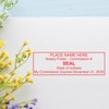 Indiana Rectangular Notary Stamp, in Notary Stamp, State Board Approved,