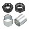 PATIKIL Skateboard Truck Hardware Kit Skateboard Truck Lock Nut Axle