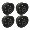 4 Heavy Duty Caster Wheels Set 4" 5" 6" 8"