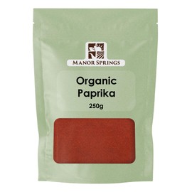 Organic Paprika Powder 250g by Manor Springs Organic