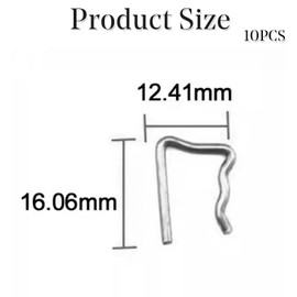 Common Rail Injector Leak Off Retaining Clips, 10pcs Fuel Leak Off Pipe Clips Injector Leak Seal Clamp for Ford Peugeot Citroen Renault VW Volkswagen Jaguar Car Fuel Pipe Kit