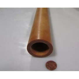 Micarta Phenolic Nema XX Paper Tube 1 3/4" OD x 1 1/4" ID x 1/4" Wall x 48" RL