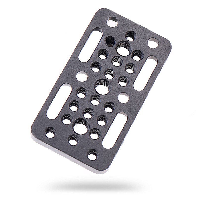 FocusFoto Multi-Purpose Extension Switching Cheese Plate Camera Baseplate with 1/4"-20
