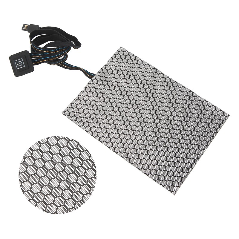 Flexible Clothing Heating Pad Fast Even Heating Safe Bend Resistant