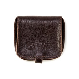 IL BISONTE Coin Purse, Coin Purse, Leather, Genuine Leather, Cowhide Leather, Women's, Men's, Unisex, Black