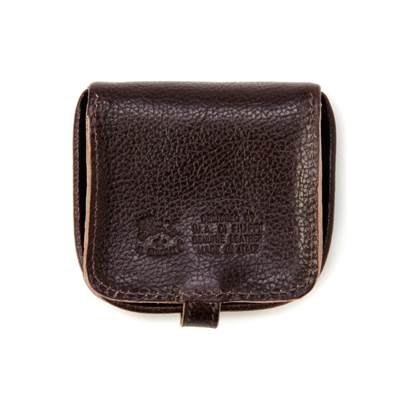 IL BISONTE Coin Purse, Coin Purse, Leather, Genuine Leather, Cowhide