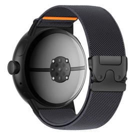 【2025 New Model】Google Pixel Watch Band | Compatible with Pixel Watch 3・4 (45mm) Nylon Watch Band with Parachute Buckle, Stretchable, Ideal for Sports, Lightweight, Durable, Sweat-Resistant