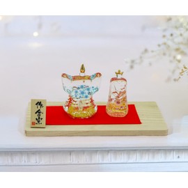 Craftmanhouse Peach Festival Doll Nishikizakura Standing Hina Doll