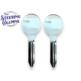 Pro Steering Columns Y157 Y159 CY24 Metal Service Key Blanks For Chrysler Dodge Jeep (2 Pack)
