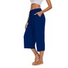 Kabento 2 Pack Womens Pajama Pants Capri Sleep Lounge Pants