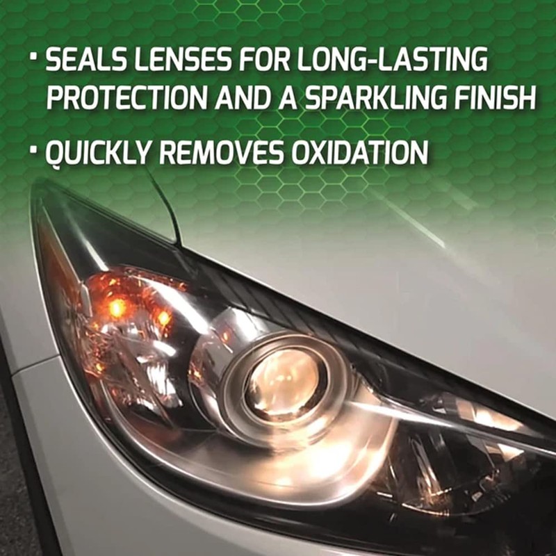 Turtle Wax 51768 Headlight Restorer Kit Headlamp Cleaning Restores Brightness