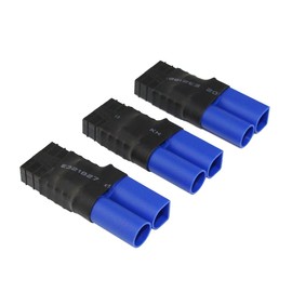 OliYin 3pcs Compatible with TR Female to EC5 Male Adapter Brushless for SCT LiPo Slash(Pack of 3)