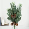 Unbranded Set of 2 Snowy Artificial Mixed Pine 29" Sprays