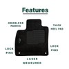 ecoMats Carpet Floor Mats for 2023 2024 2025 Honda Accord,