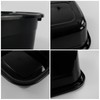 Morcte 12 Quart Rectangle Plastic Wash Pan / Dishpan Basin,