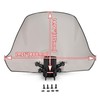 SAUTVS Dark Tinted Wider Adventure Adjustable Windshield for Can-Am Ryker,