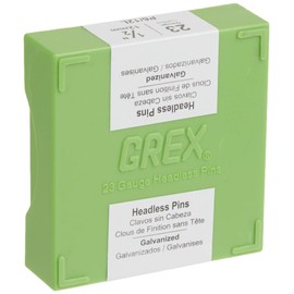 Grex P6/12L 1/2 In. 23 Ga. Headless pins, Galvanized, 10M/Bx