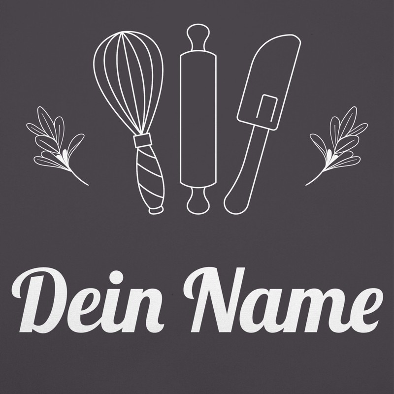 Geschenk mit Namen personalisiert by Shirtracer - Apron – Baking