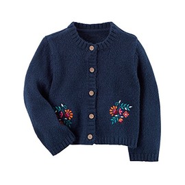 Carter's Baby Girls' Cardigan with Floral Embroidery 12 Months