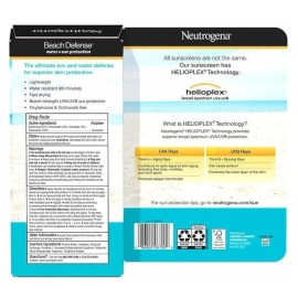 Neutrogena "Neutrogena" - Beach Defense - Sunscreen Lotion - SPF 60+ - 2 Pack 8.5 OZ Each