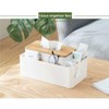 Tissue Box Holders Rectangular Bamboo Cap Tissue Cover Box Dispenser
