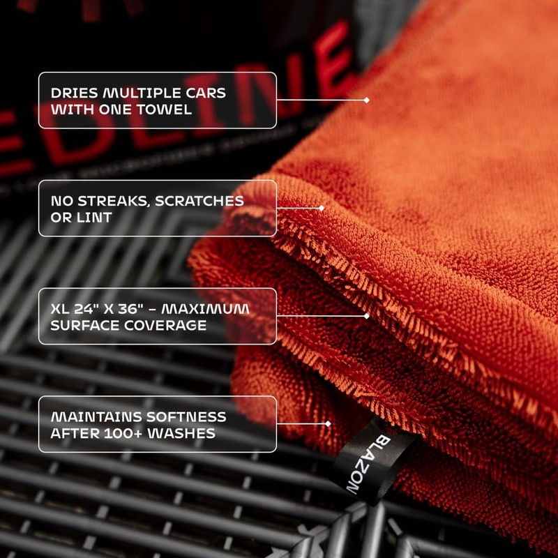 BLAZON Redline Drying Towel