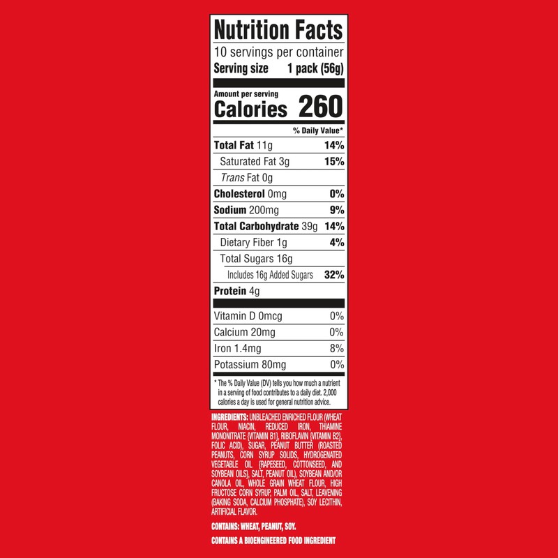 Nutter Butter Peanut Butter Sandwich Cookies, 40 Snack Packs (4