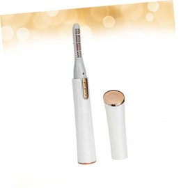 PACKOVE 1Pc Eyelash Curler Stylish Heating Curler for Effortless Curling Pinch Design for Home Use Compact for White