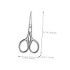 Ergonomic Eyebrow Grooming Scissors 2 Pcs Set Fine and Tips