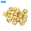 PATIKIL 20pcs 8mm Tube OD Brass Compression Sleeve Ferrules 8mm