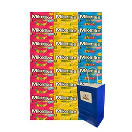 Generic Candy Assortment - Mike and Ike, 8 Sour Lemon, 8 Tropical Typhoon, 8 Berry Blast - Perfect for Parties, Snacking, and Sharing, 0.78 oz, 24 Pack