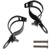 Universal Turn Signal Stay, Set of 2, Black Fork Clamps,