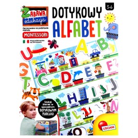 Lisciani Montessori Touch Alphabet, Learning Letters, Entry to Read and Write, Children's Game, 3+