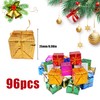 GZGXKJ 96pcs Decorations 2.5cm Mini Boxes Christmas Tree Hanging Decorations