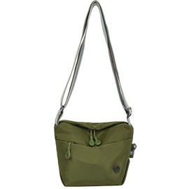 Tuten Women's Shoulder Bag, Small, Nylon Bag, Waterproof, Lightweight, Crossbody Bag, 2-Way Adjustable Shoulder Belt, Mini Bag, Cute, Simple, green