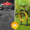 Skycarper Garden Hose Reel Holder Detachable Metal Water Hose Hanger