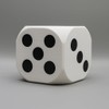 Black & White Dice Planter – 4.9 in Succulent Pot