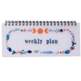 Weekly Notepad, Weekly Planner, Daily Planner, Task Management Notebook, Serving Calendar, Scoop Plan, Checklist, 50 Pages, Meal Management, Time Management, Adults, Kids, Teachers, Students, Work