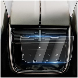 Fgtagtal Car Rear Row Screen Protector Fit for Rivian R1T/R1S 2022-2024, Back Seat Display Anti Scratch Tempered Glass Protective Film, Anti Fingerprint Screen Cover
