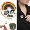 5pcs Pride Pins For Women Men Rainbow Enamel Brooch For