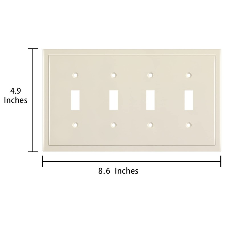 Henne Bery Modern Edge Decorative Wall Plate Switch Plate Outlet