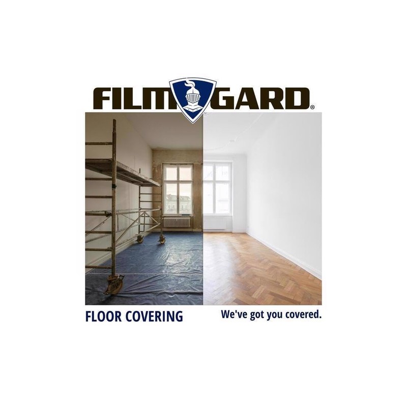 Berry Plastics Film-Gard Polyethylene Sheeting 8' X 100' 4mil Black