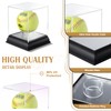 Softball Display Case with Led Light, UV Protected Cube with