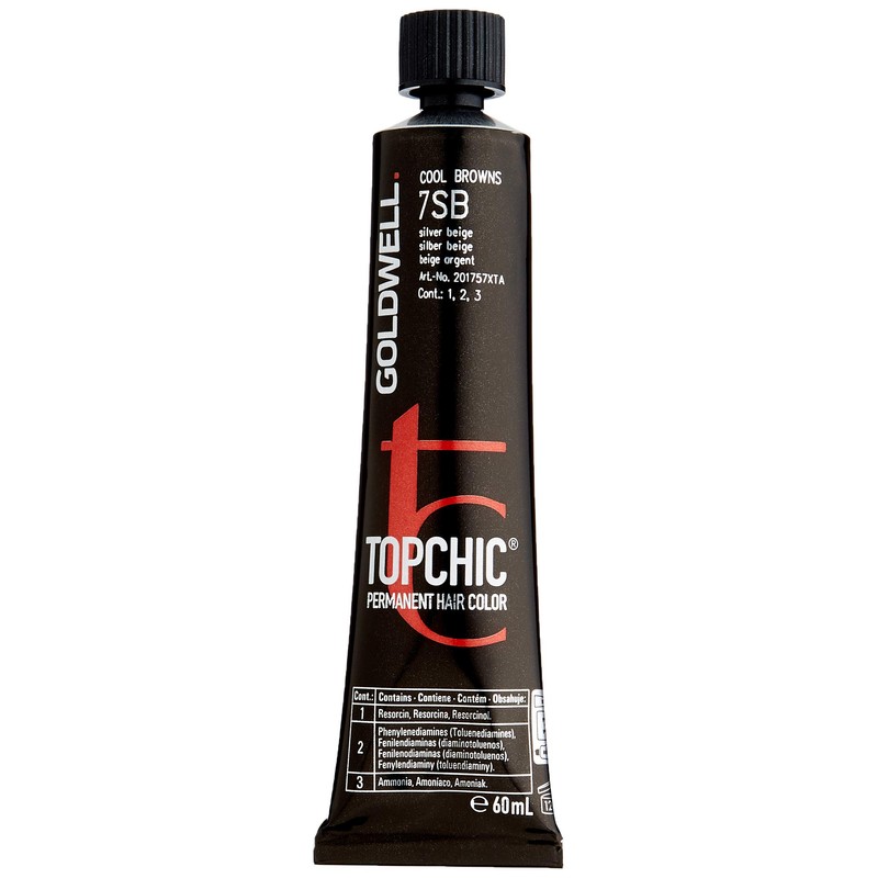 Goldwell Topchic Hair Colour Silver Beige 7SB 60 ml