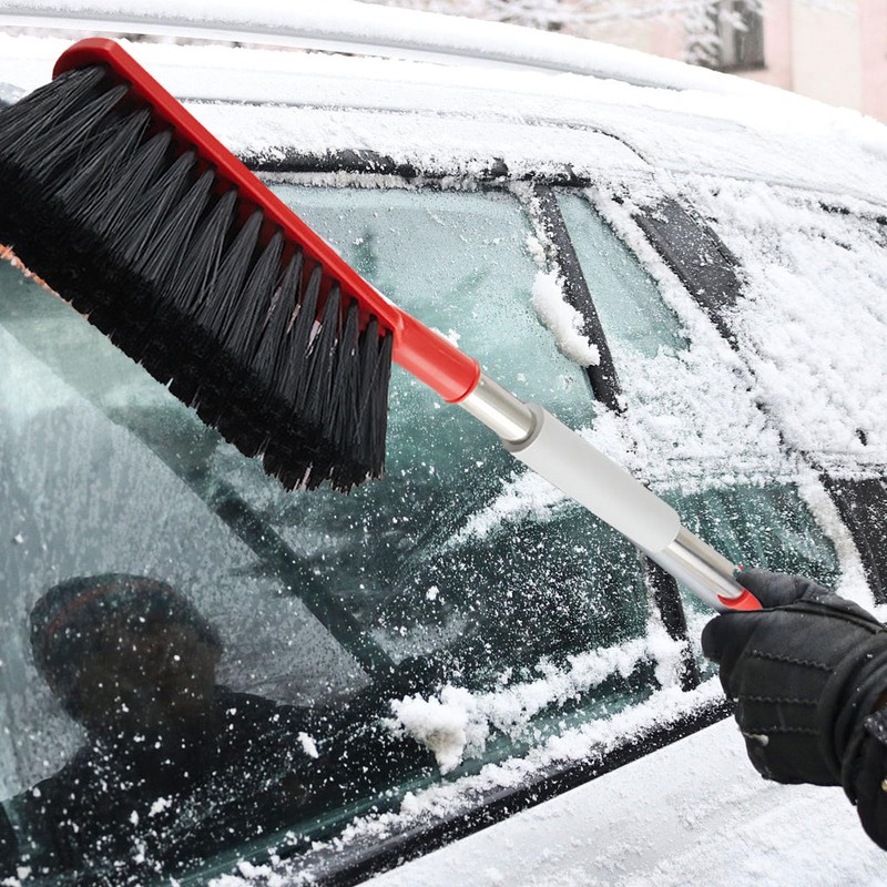 24 in Ice Scraper and Snow Brush Emergency Snow Shovel