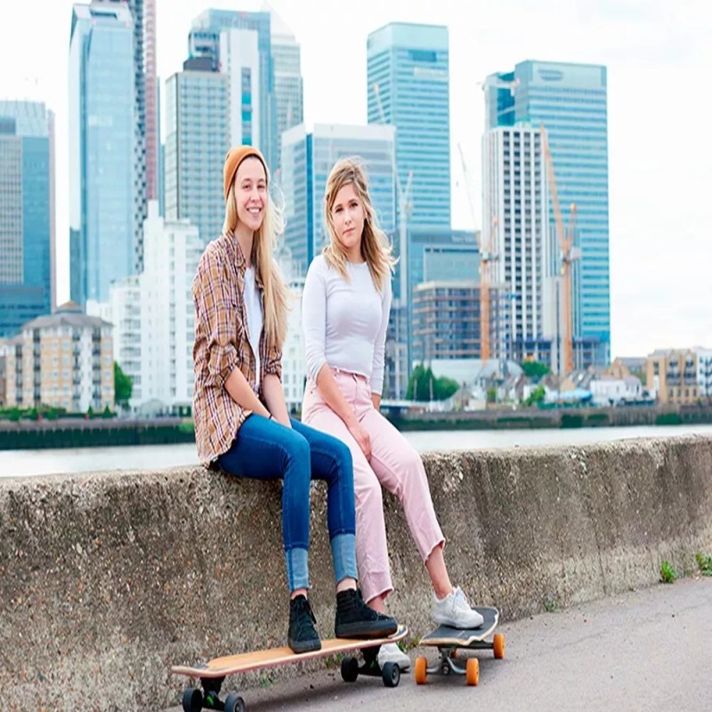 SK8 Longboard Tabla Surf 68cm Rueda Led(detalle Estetico)(saldo)