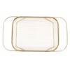 Over The Sink Colander Strainer Basket Stainless Steel For Kitchen