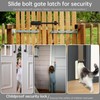 HOJLKLD Slide Bolt Gate Latch, 2 Pack 10 Inch 304